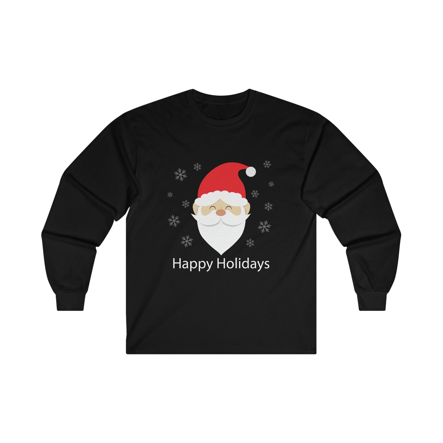 Happy Holidays Santa Ultra Cotton Long Sleeve Tee