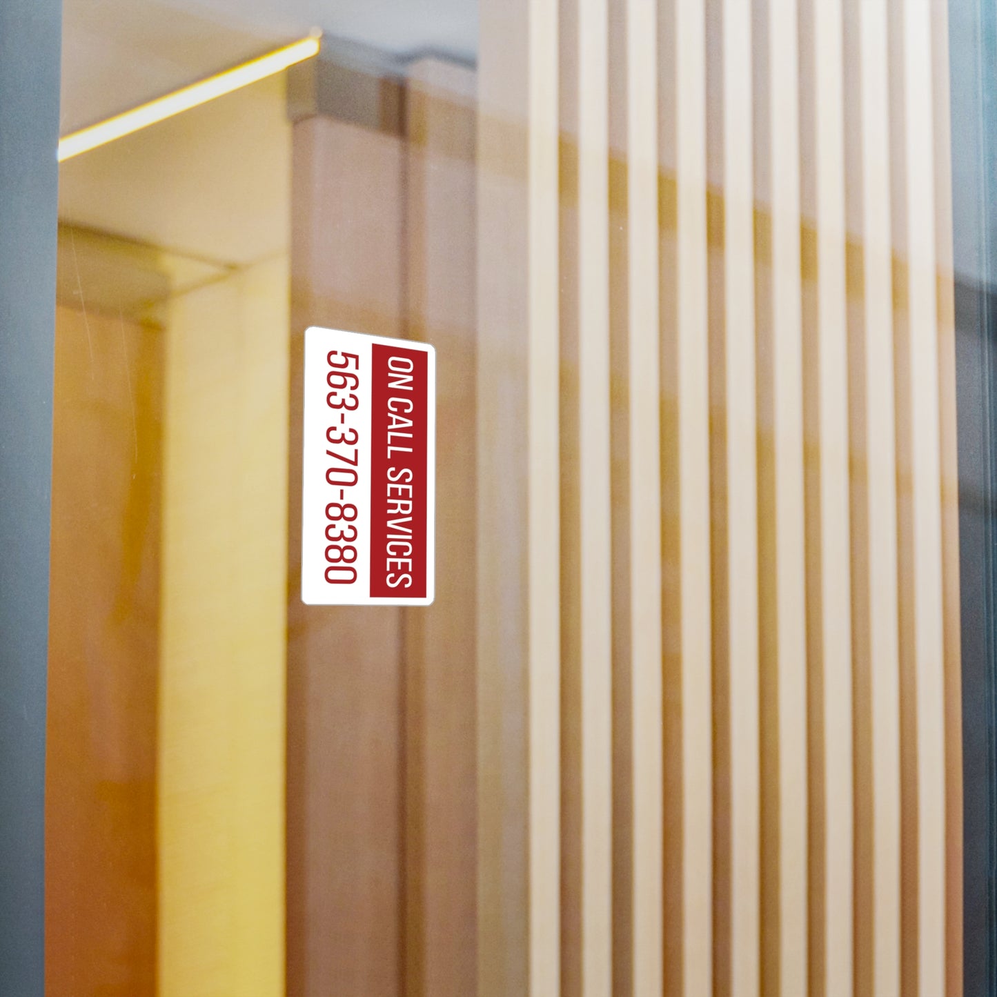 On Call Services Kiss-Cut Vinyl Decals