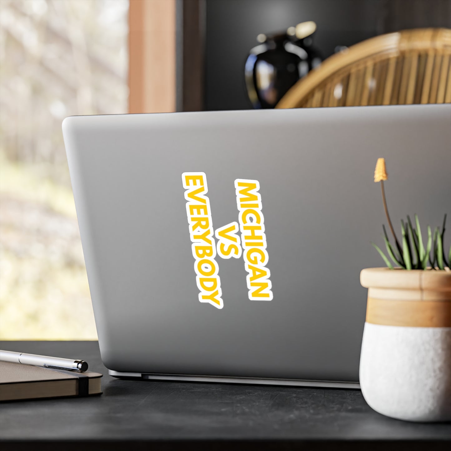 Michigan vs Everybody Kiss-Cut Vinyl Decals