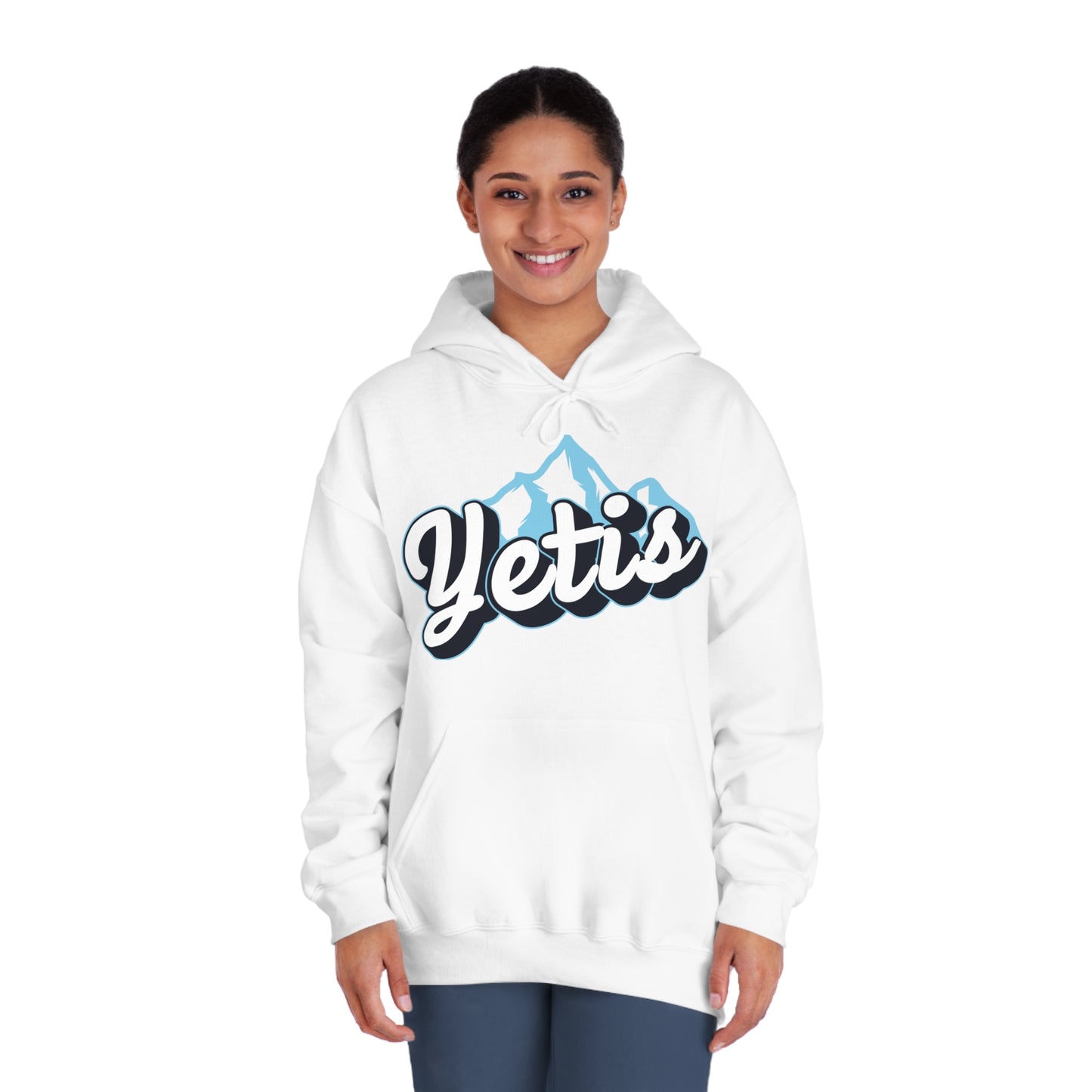 Yetis Script DryBlend® Hooded Sweatshirt