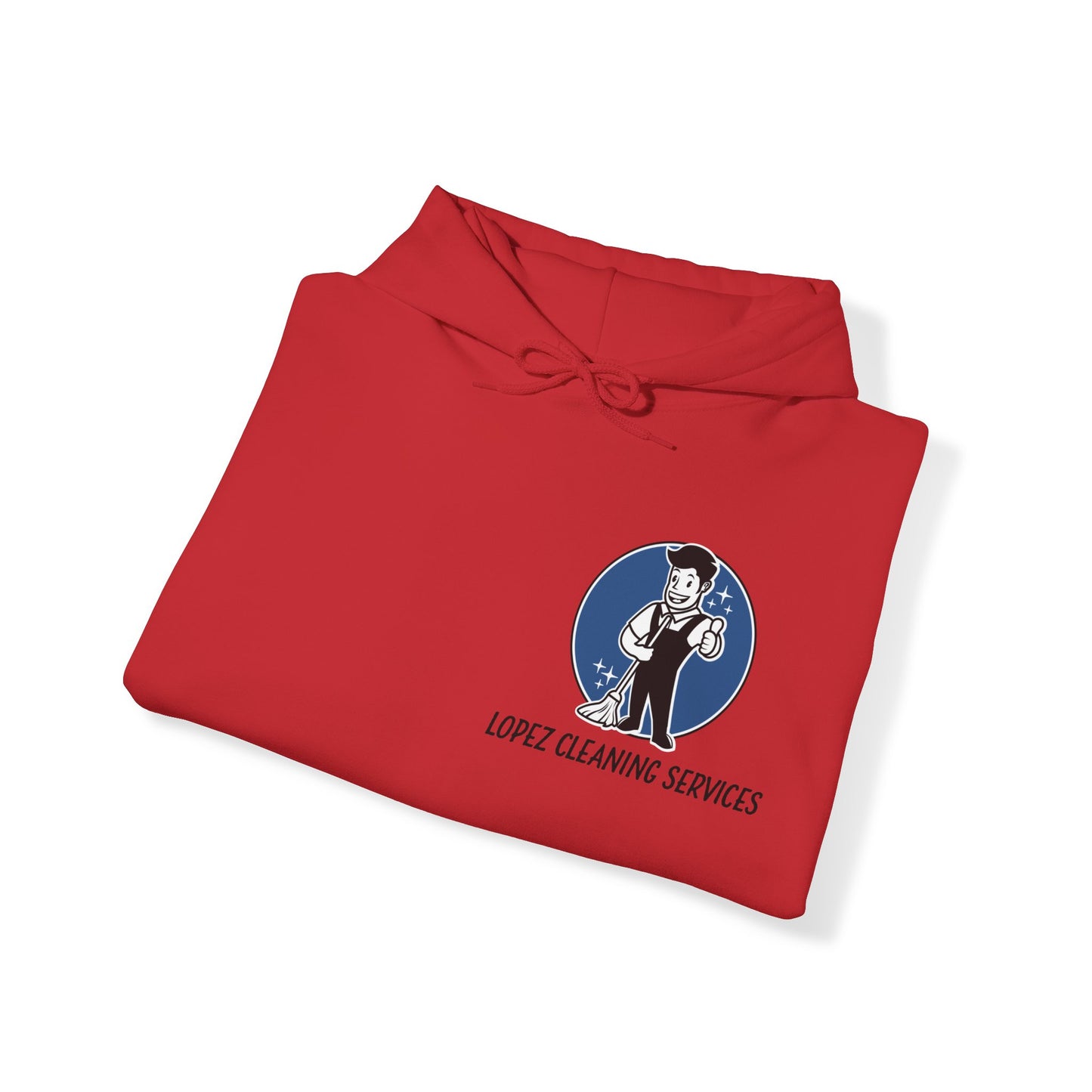 Lopez Cleaning Services Heavy Blend™ Hooded Sweatshirt