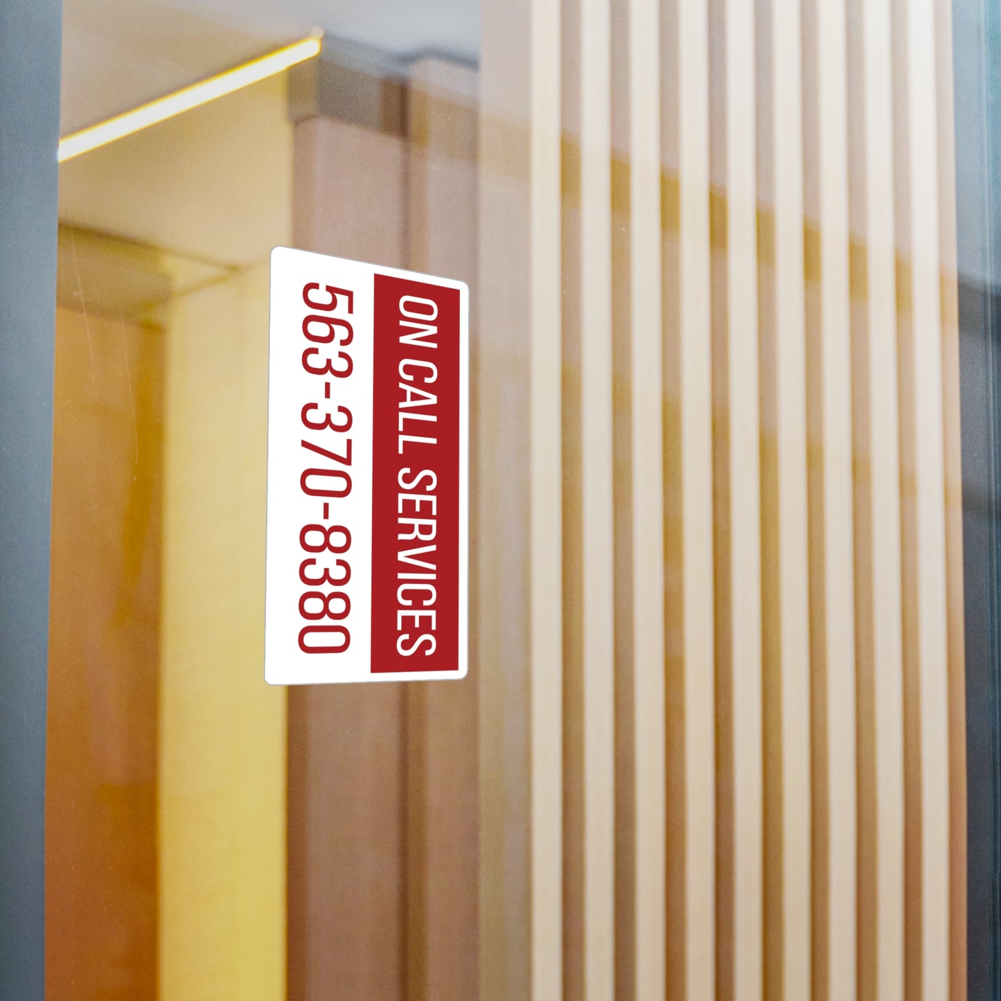 On Call Services Kiss-Cut Vinyl Decals