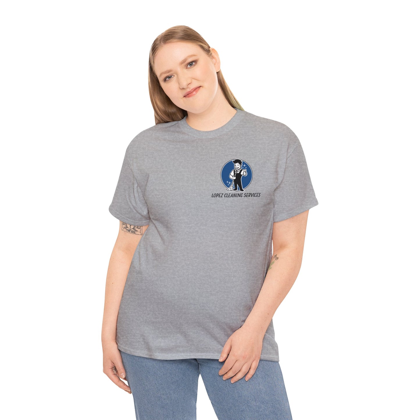 Lopez Cleaning Services Heavy Cotton Tee