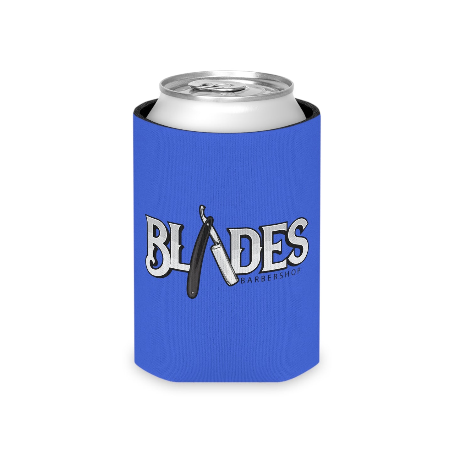 Blades Barbershop Can Cooler