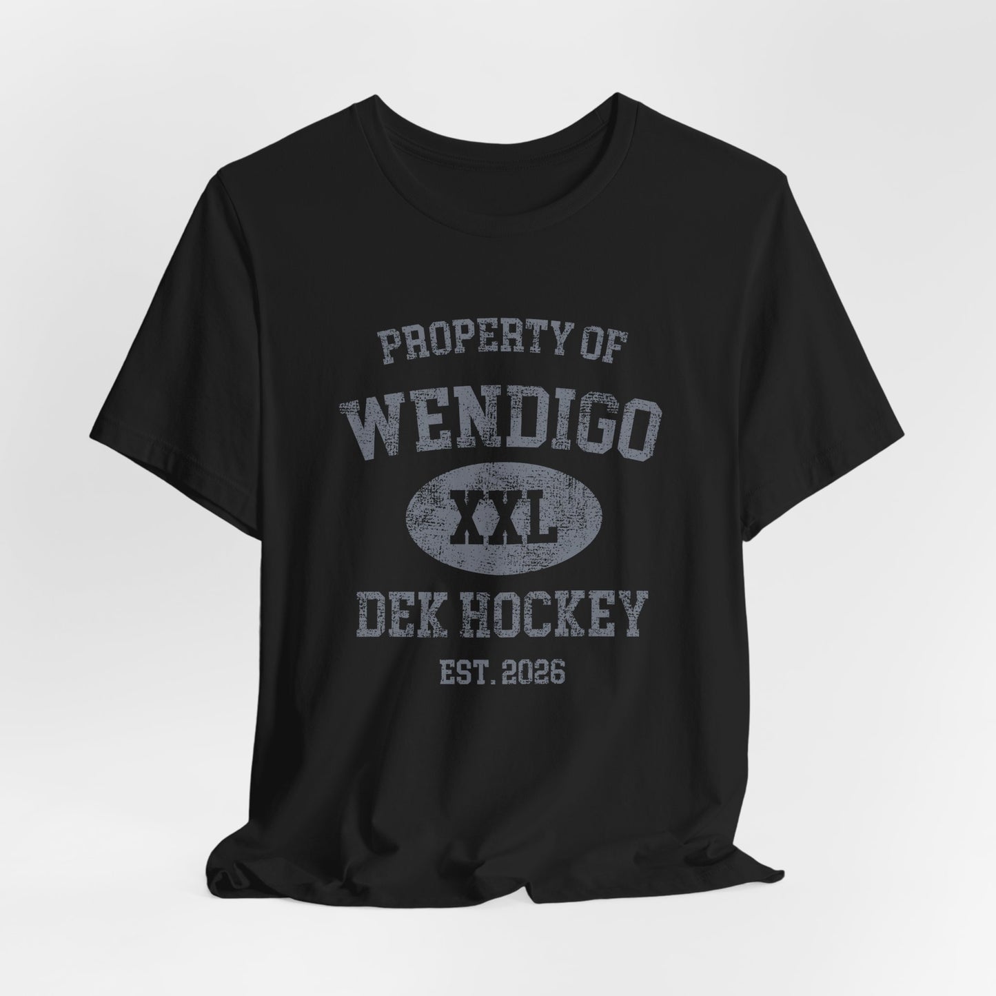 Wendigo Dek Hockey Tee — "Property of Wendigo" Vintage Sports T-Shirt