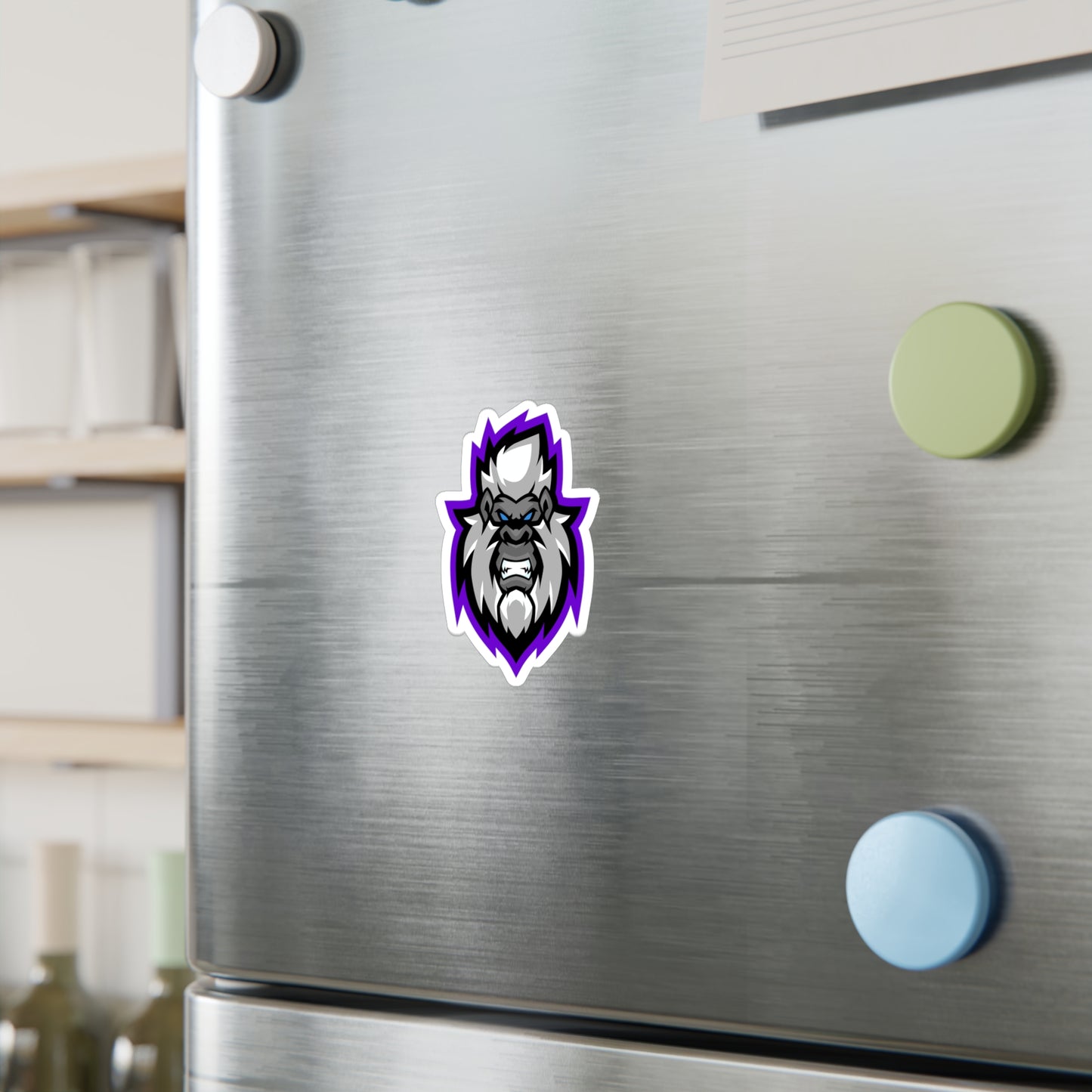 Yetis Head Kiss-Cut Vinyl Decals
