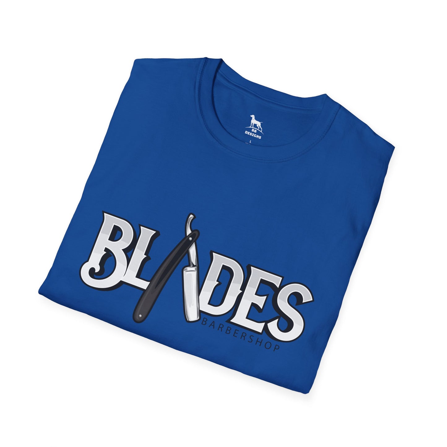 Blades Barbershop Softstyle T-Shirt