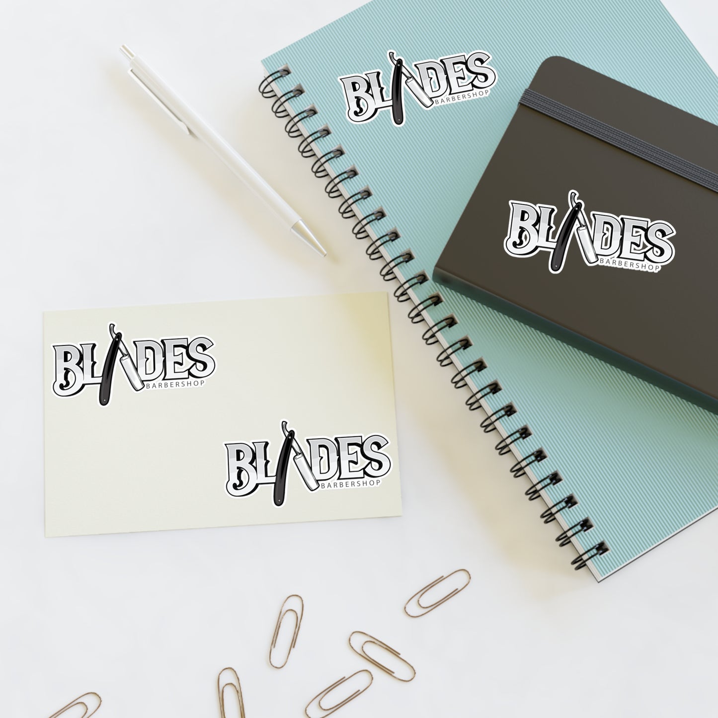 Blades Barbershop Sticker Sheets