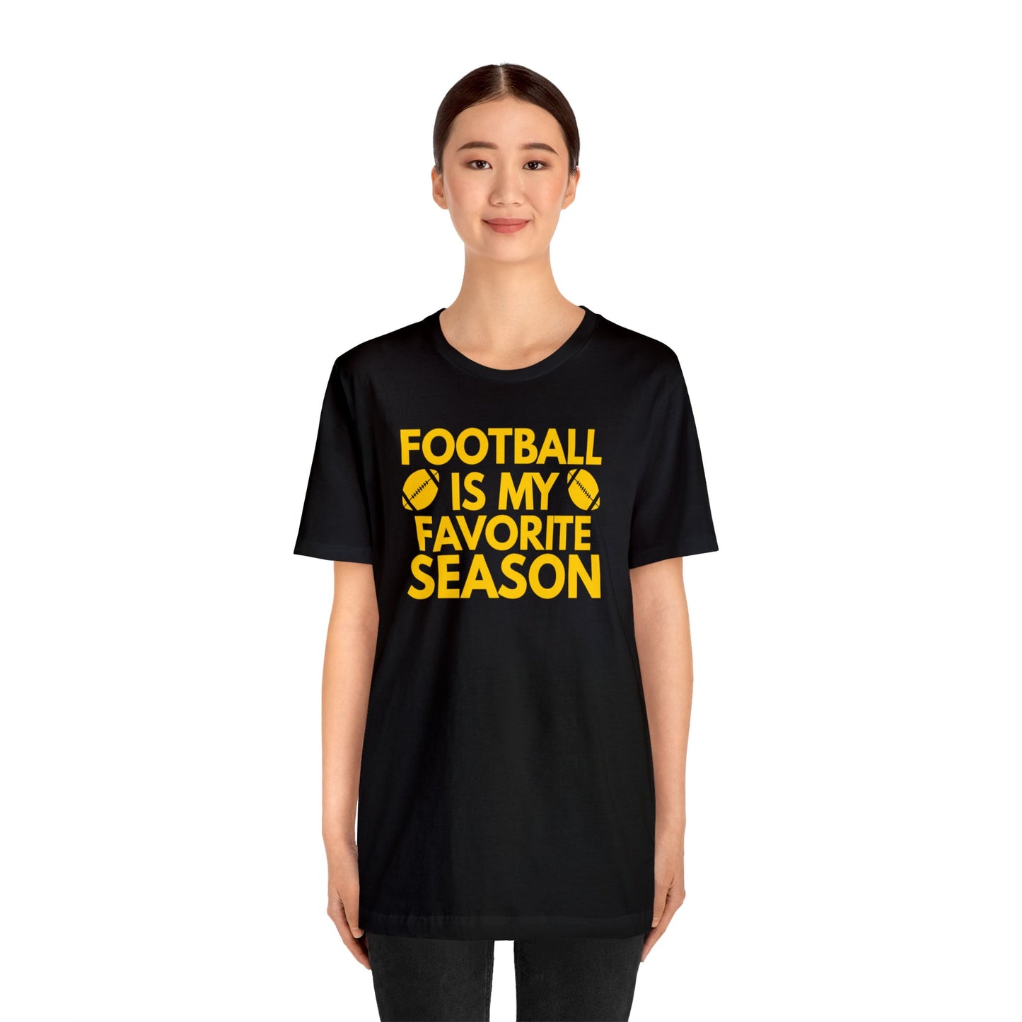 Football is my favorite season Short Sleeve Tee