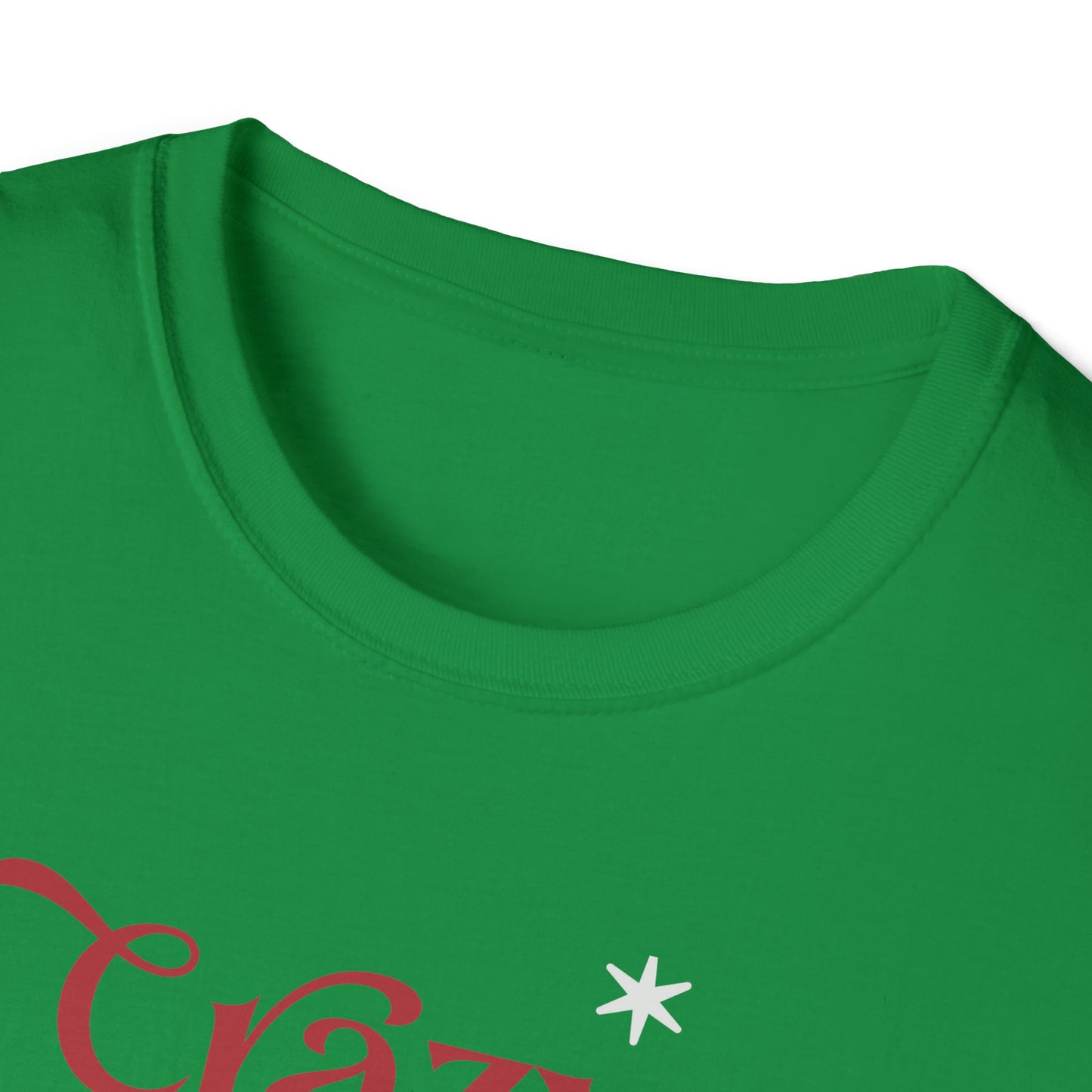 Crazy Christmas Lady Softstyle T-Shirt