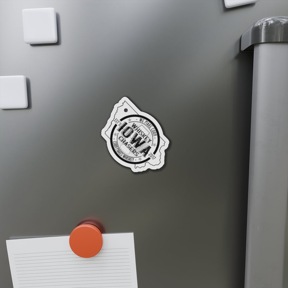 Iowa Whiskey Chasers Die-Cut Magnets
