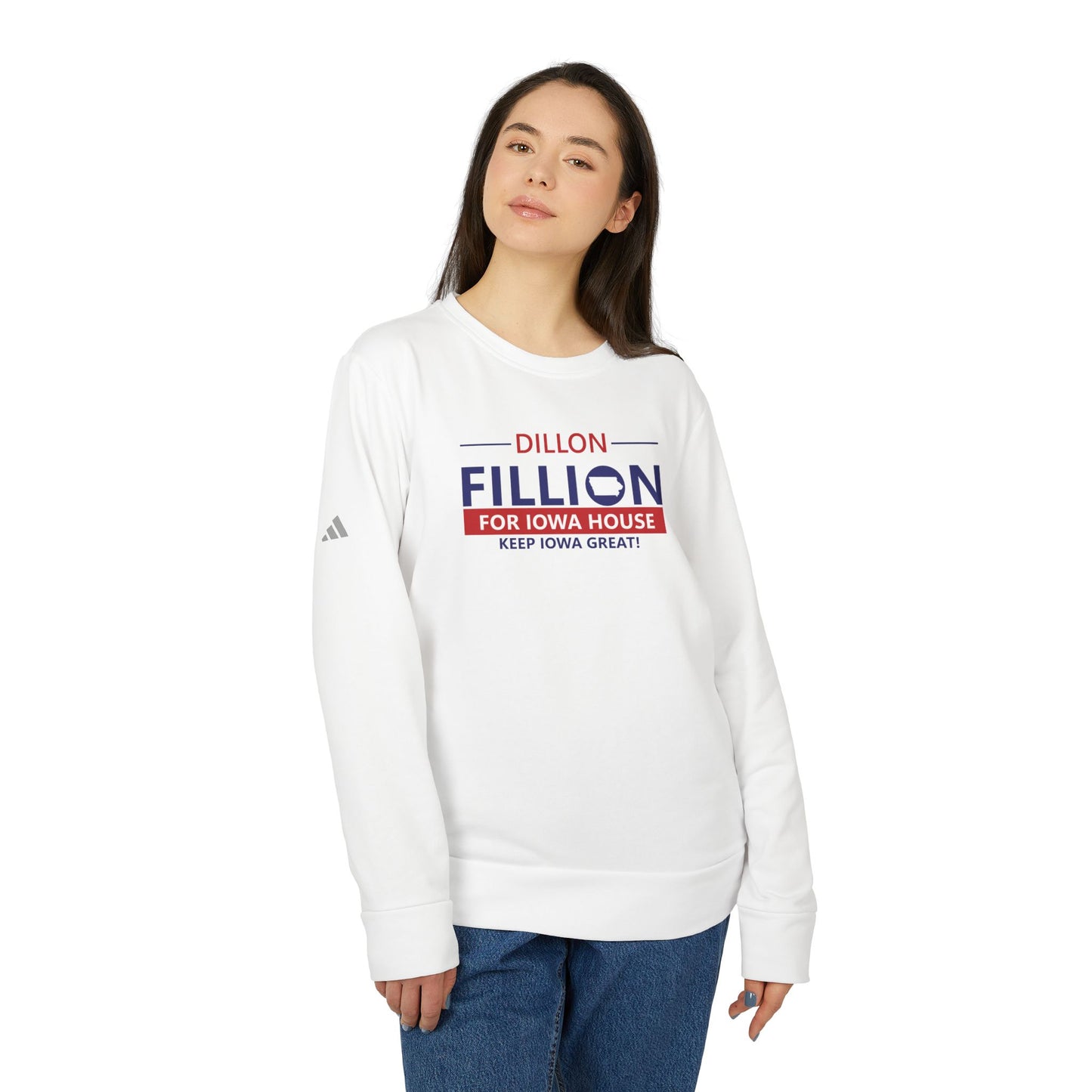 Fillion adidas Unisex Fleece Crewneck Sweatshirt