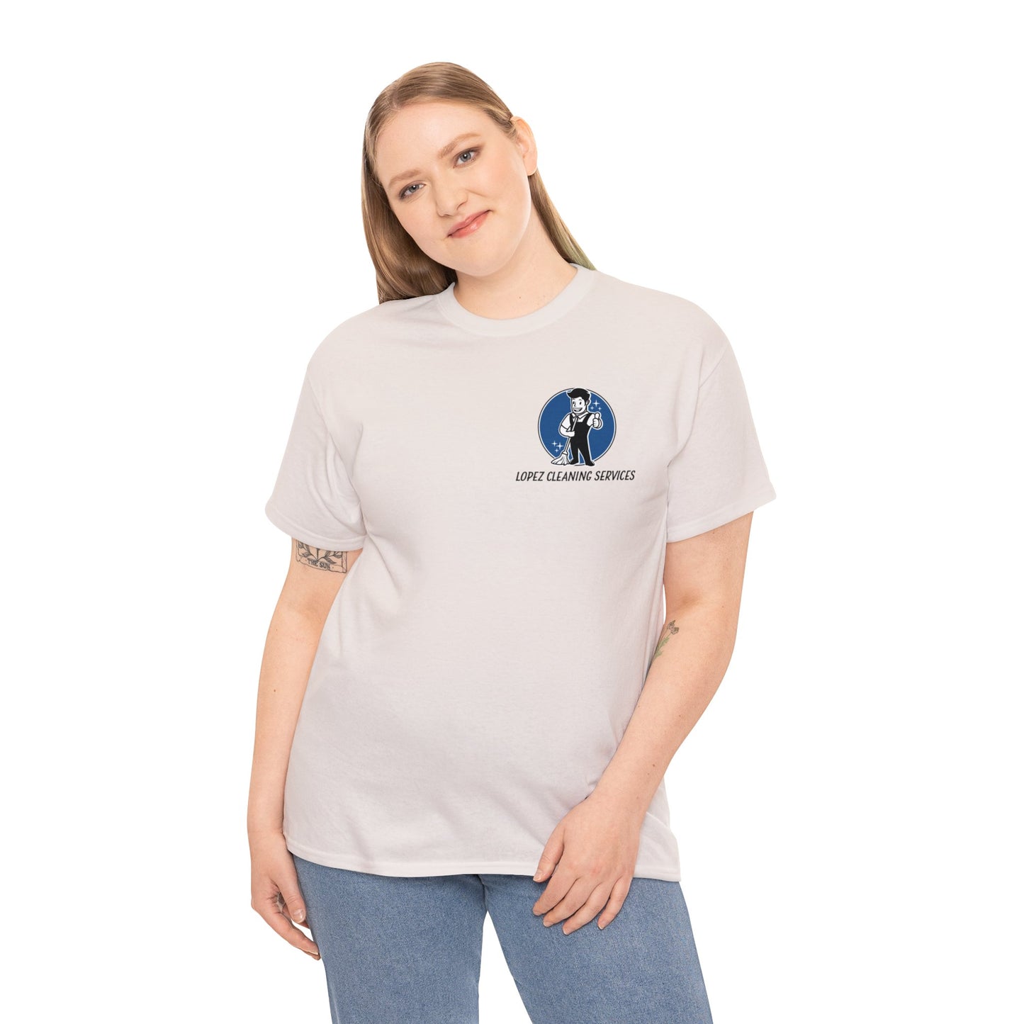 Lopez Cleaning Services Heavy Cotton Tee