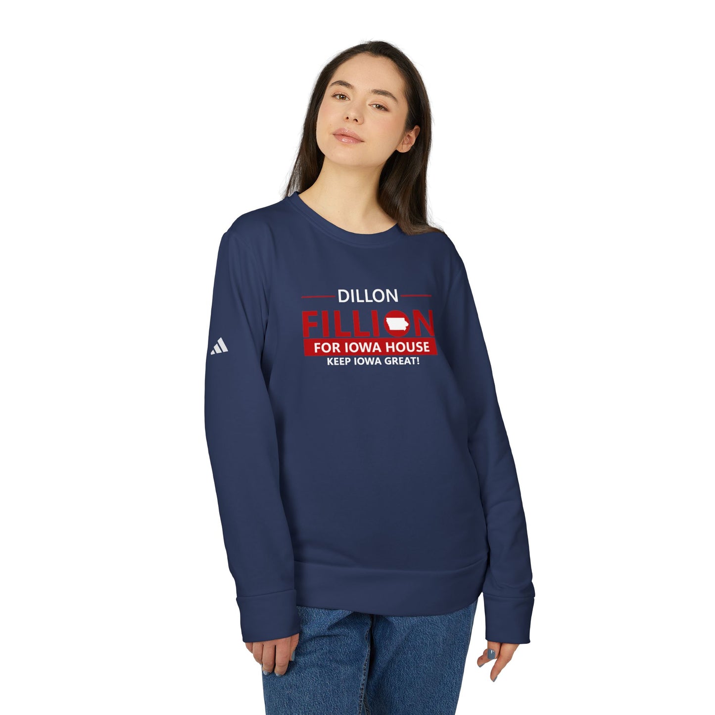 Fillion adidas Unisex Fleece Crewneck Sweatshirt