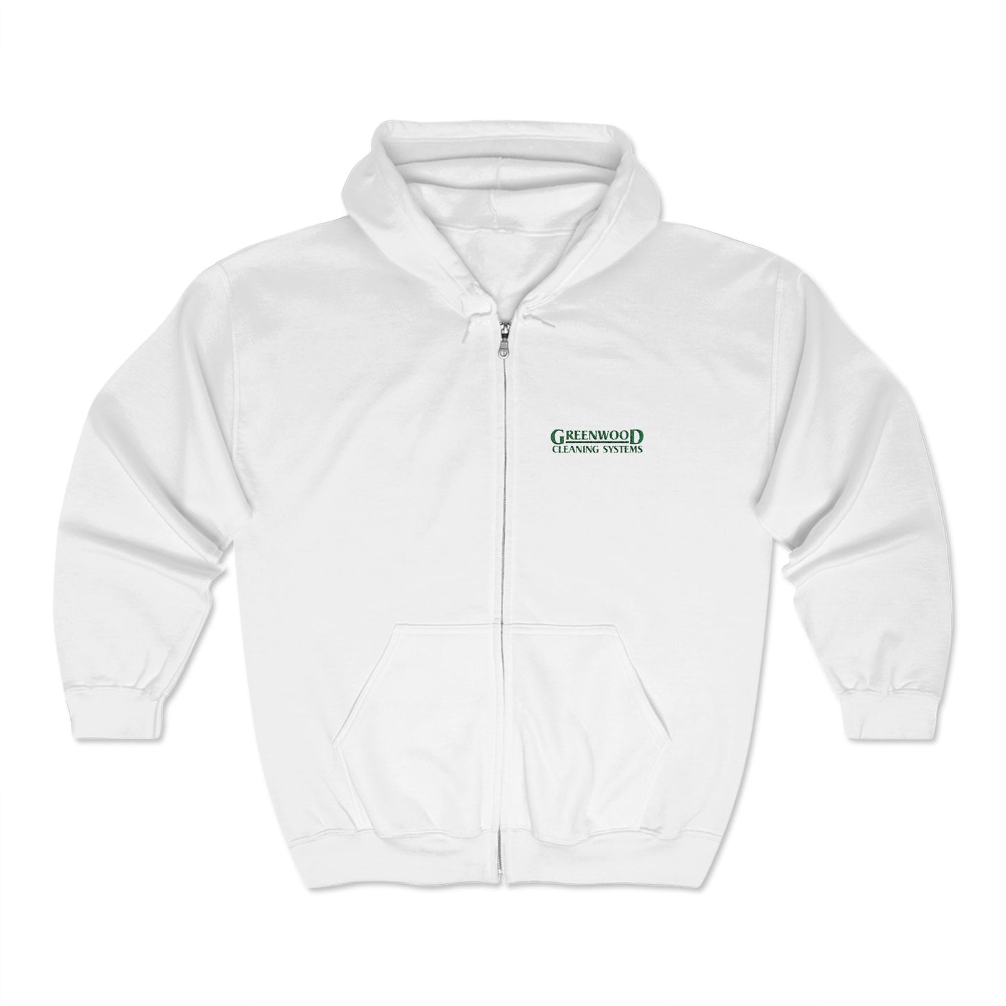 Greenwood Cleaning Systems Heavy Blend™ Full Zip Hooded Sweatshirt
