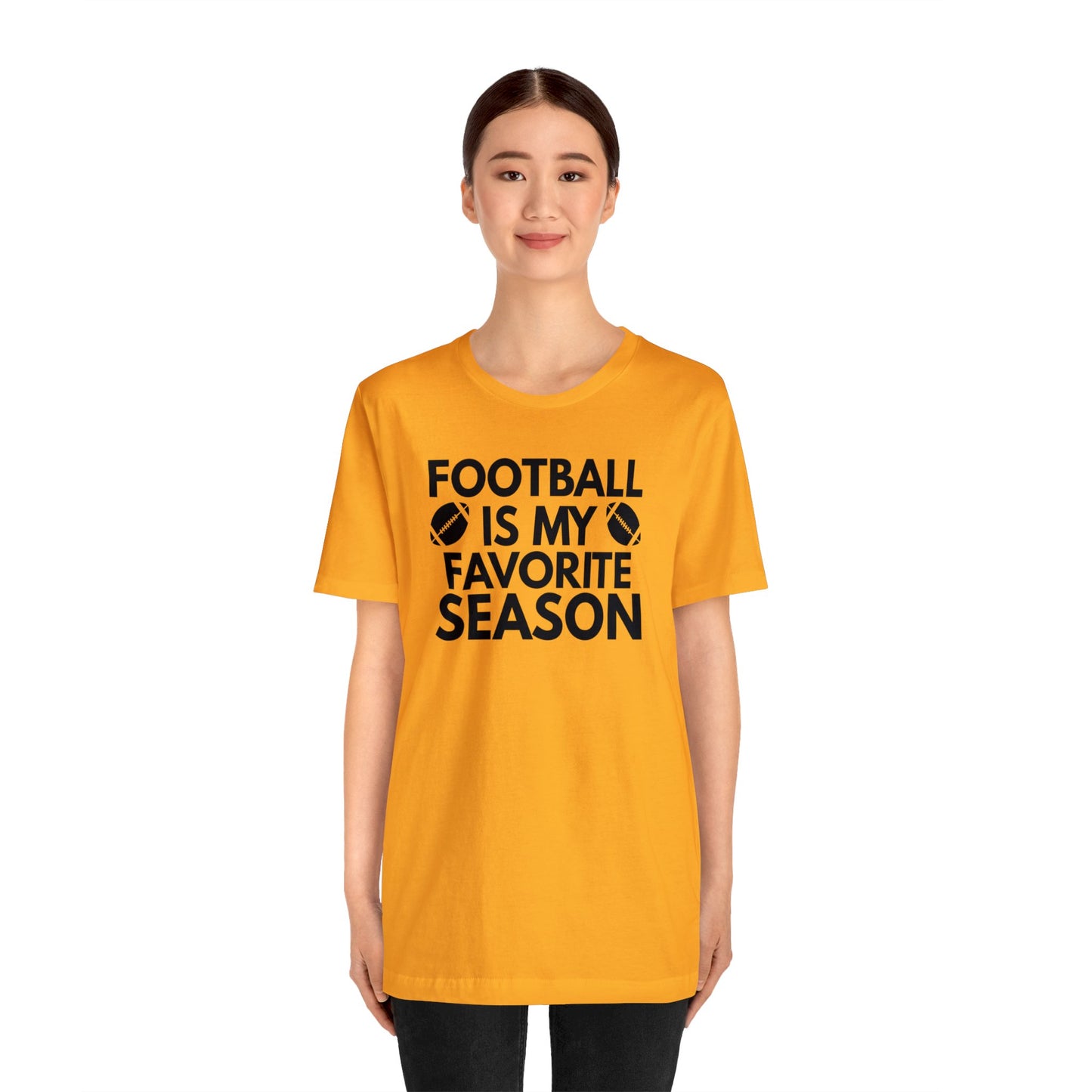 Football is my favorite season Short Sleeve Tee