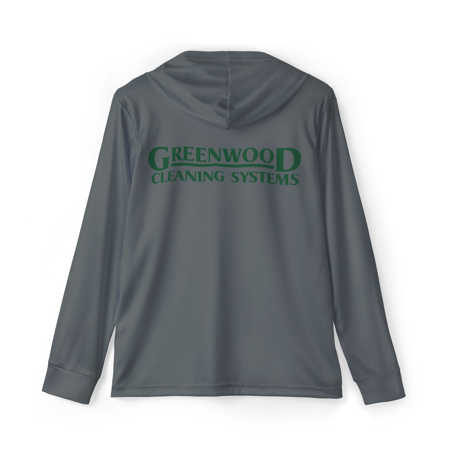 Greenwood Cleaning Systems UPF+50 Performance Hoodie (Dark Gray)