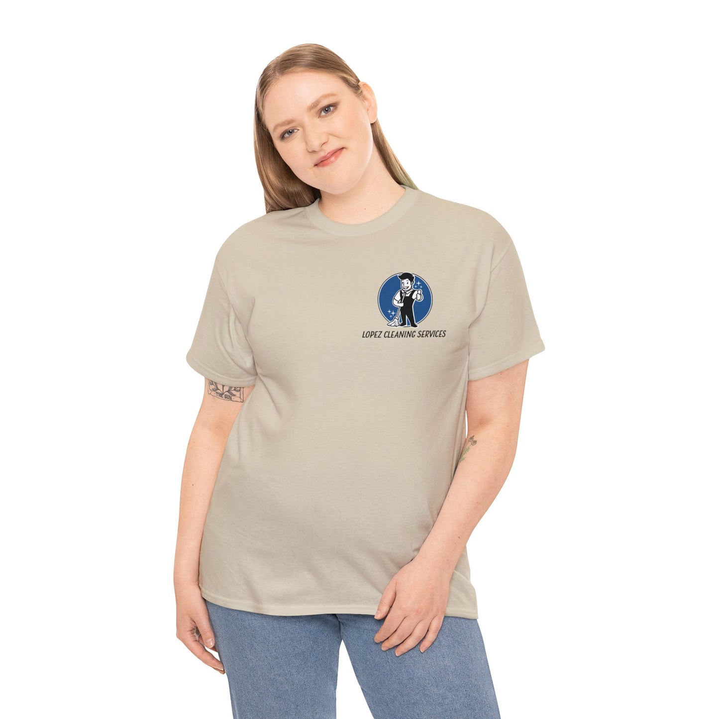 Lopez Cleaning Services Heavy Cotton Tee