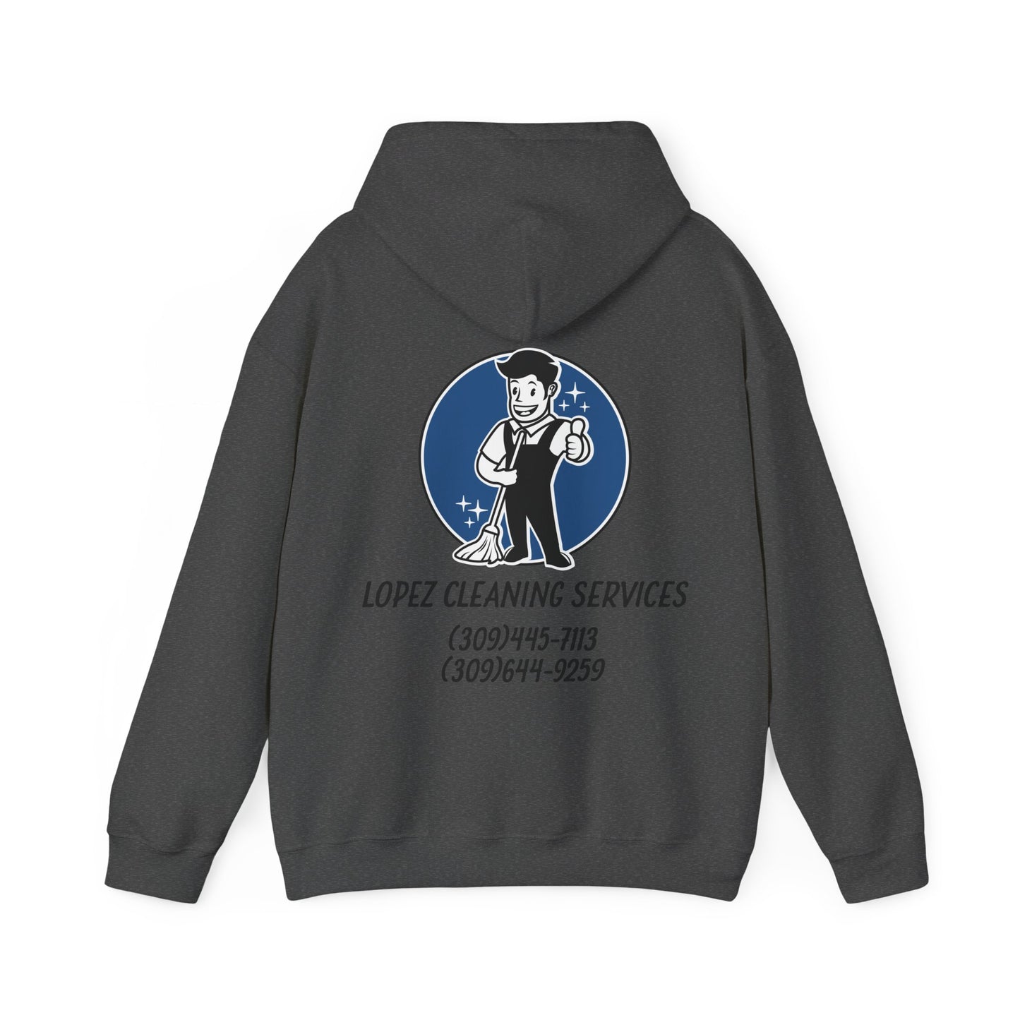 Lopez Cleaning Services Heavy Blend™ Hooded Sweatshirt