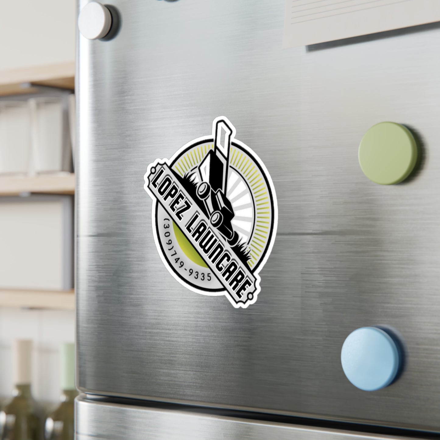 Lopez Lawncare Kiss-Cut Vinyl Decals