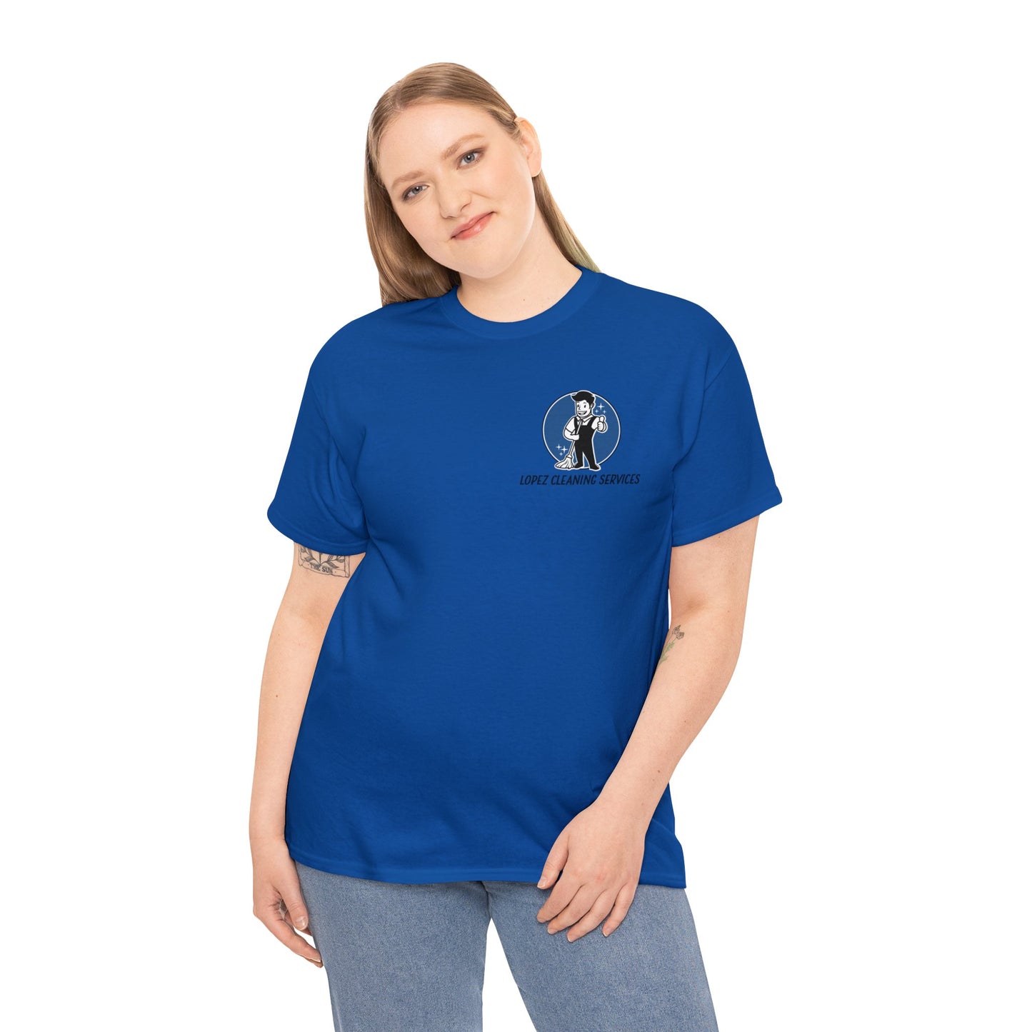 Lopez Cleaning Services Heavy Cotton Tee