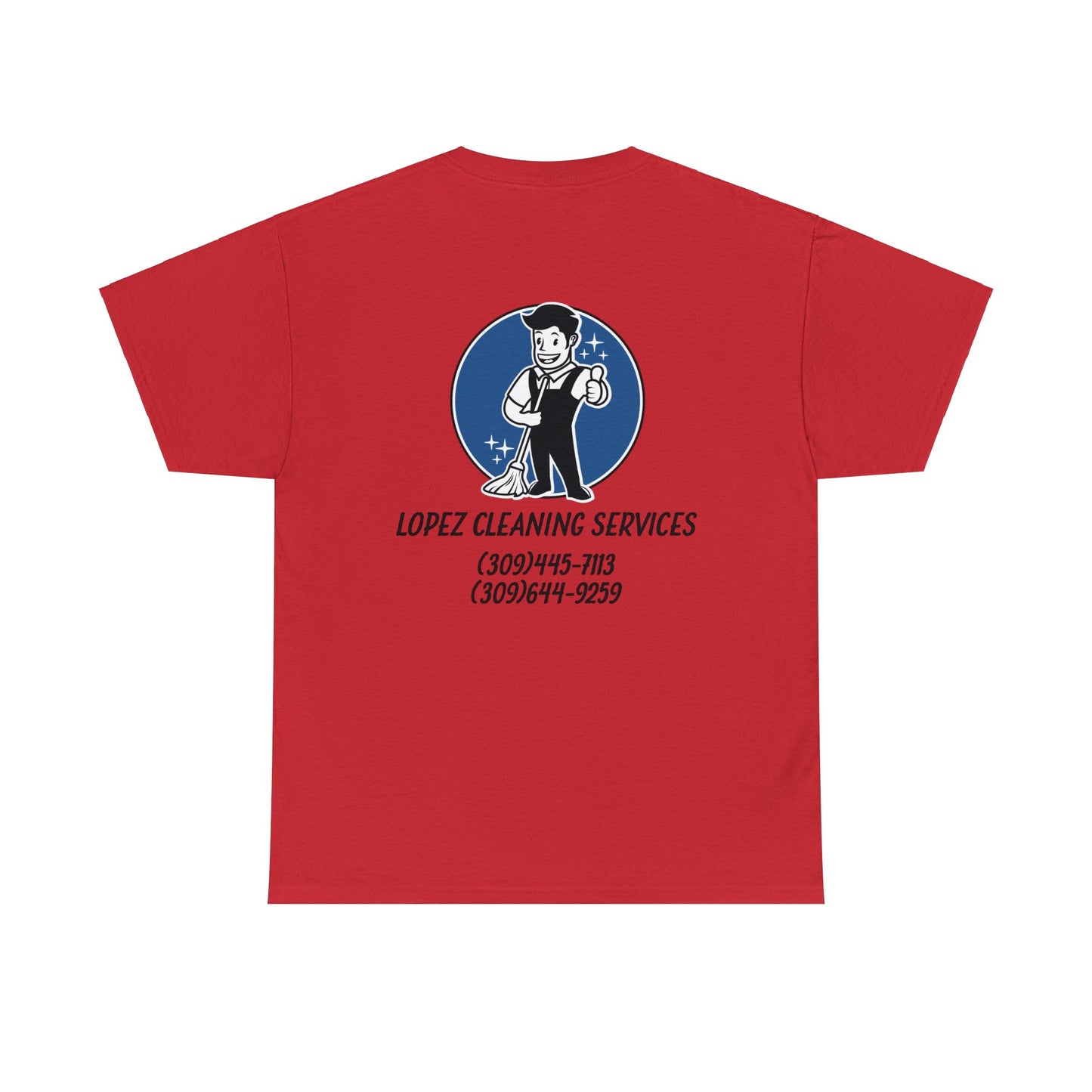 Lopez Cleaning Services Heavy Cotton Tee