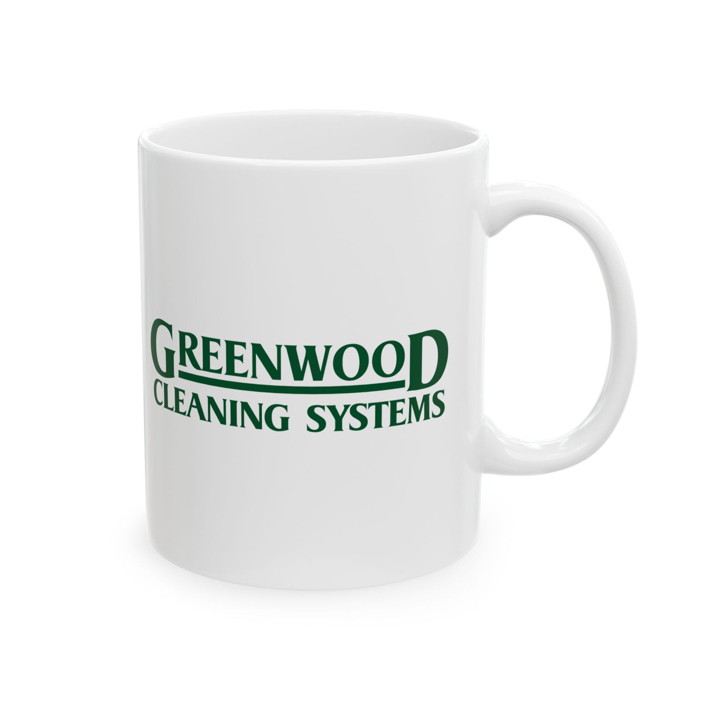 Greenwood Cleaning Systems Ceramic Mug, (11oz, 15oz)