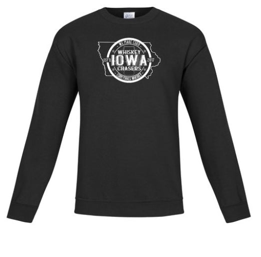 Iowa Whiskey Chasers Crewneck Sweatshirt Tall Sizes