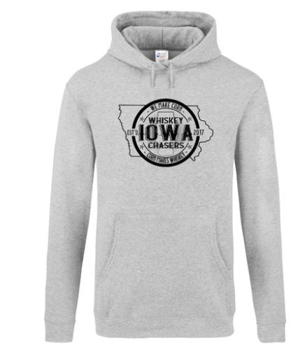 Iowa Whiskey Chasers Hoodie Tall Sizes