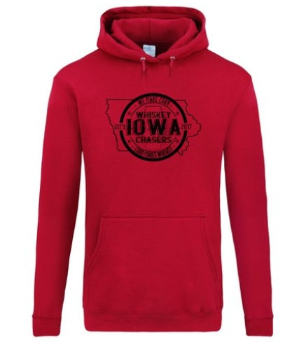 Iowa Whiskey Chasers Hoodie Tall Sizes