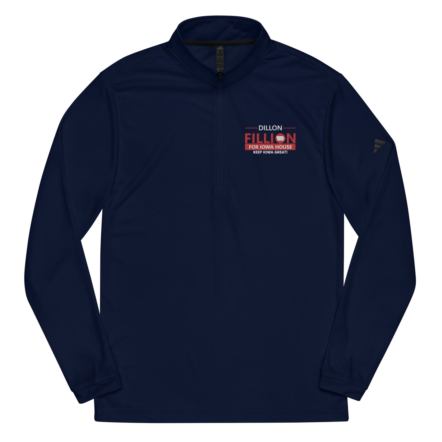Fillion (blue) Quarter zip pullover