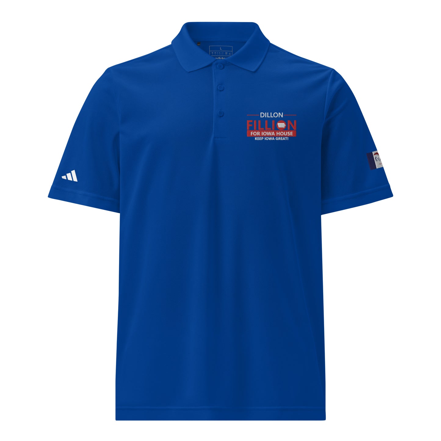 Fillion (blue) adidas sport polo