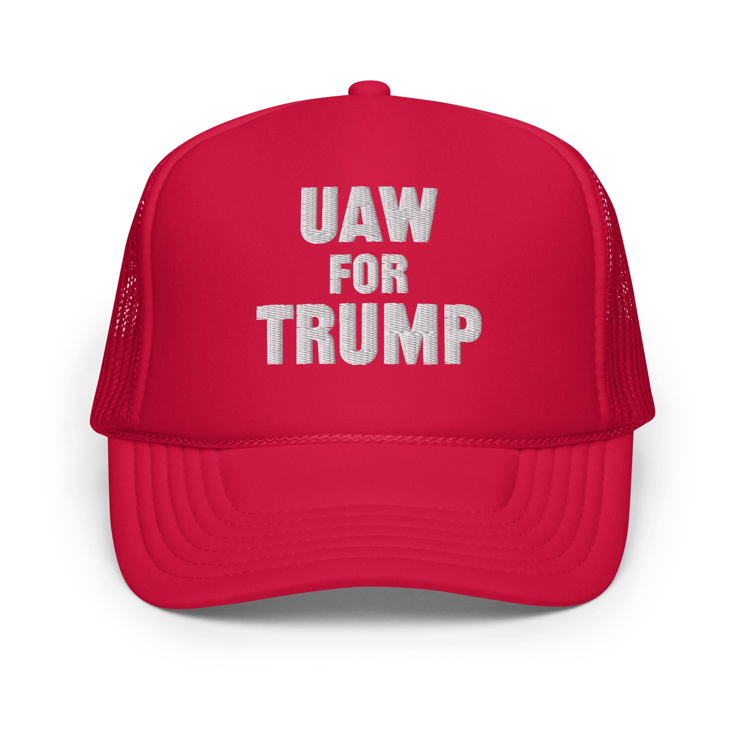 UAW for Trump Foam trucker hat
