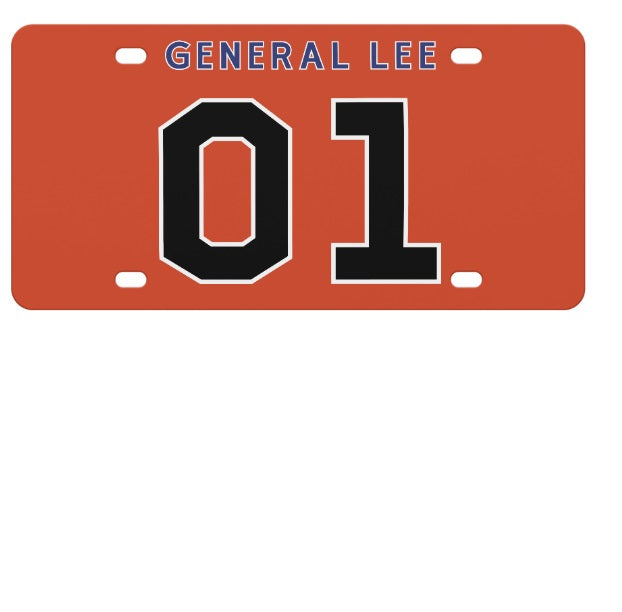 Novelty General Lee 01 License Plate