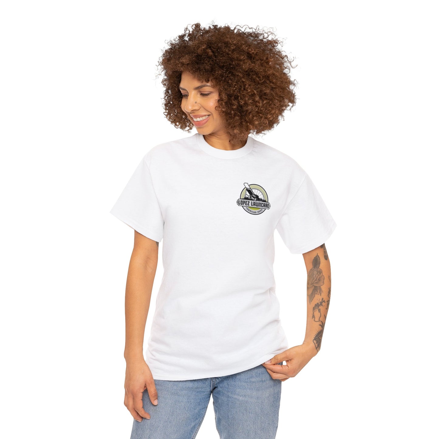 Lopez Lawncare Heavy Cotton Tee