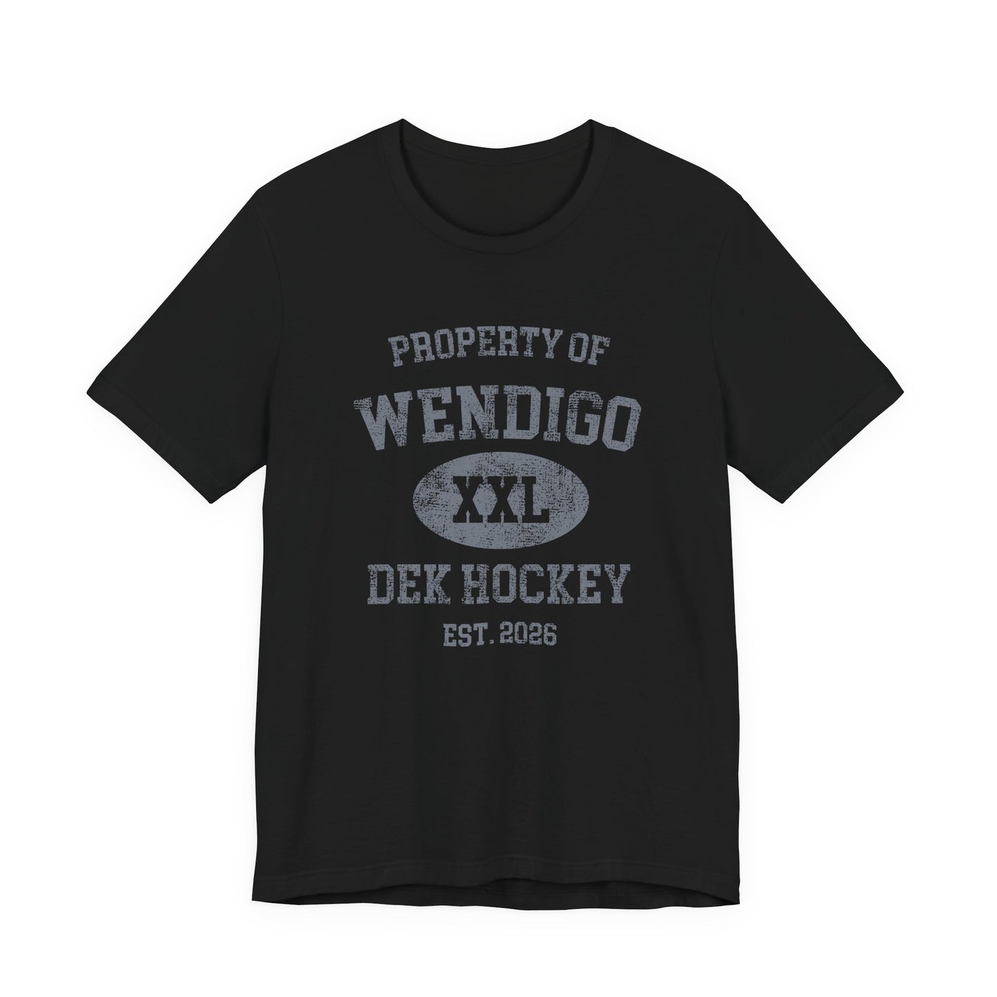 Wendigo Dek Hockey Tee — "Property of Wendigo" Vintage Sports T-Shirt