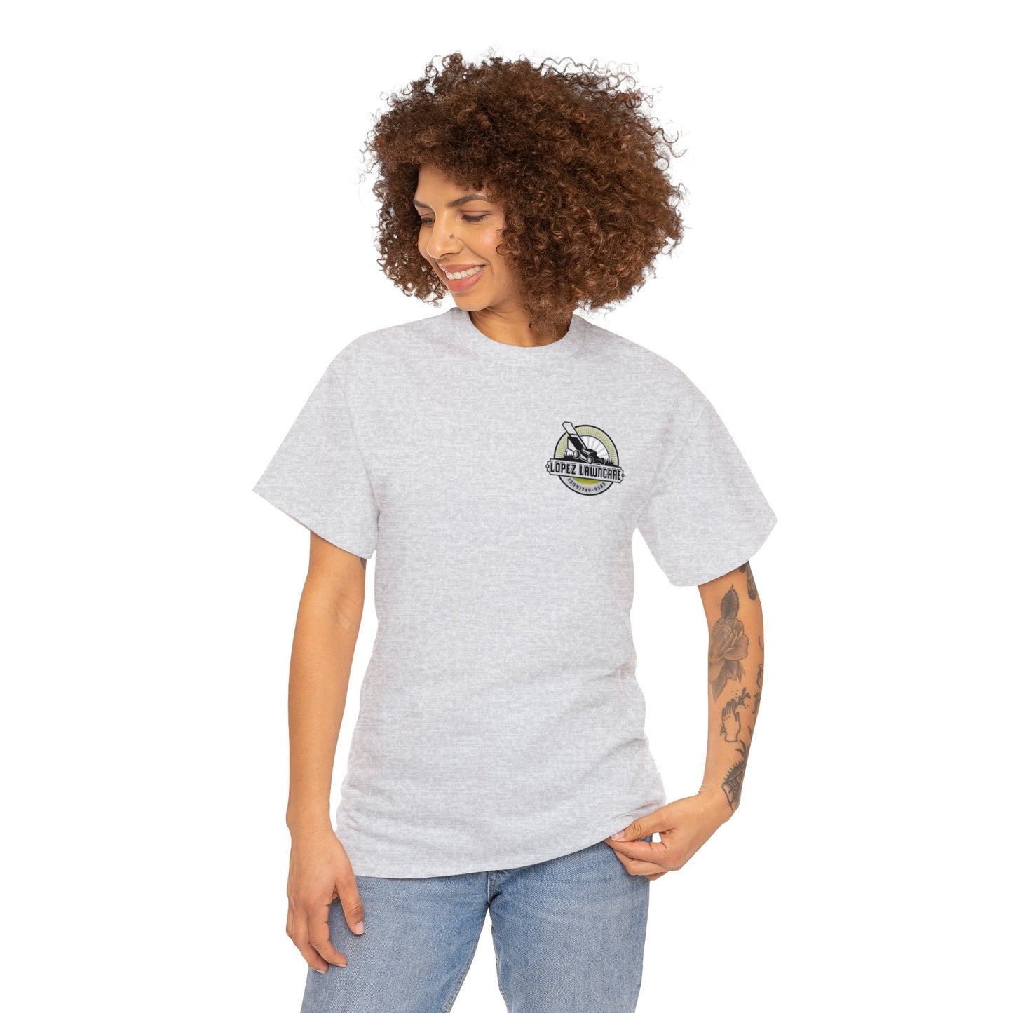 Lopez Lawncare Heavy Cotton Tee