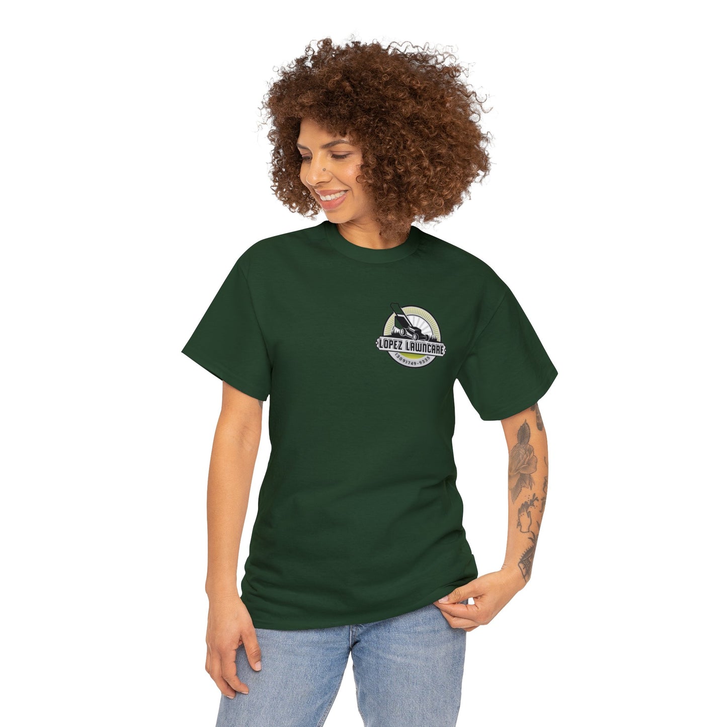 Lopez Lawncare Heavy Cotton Tee