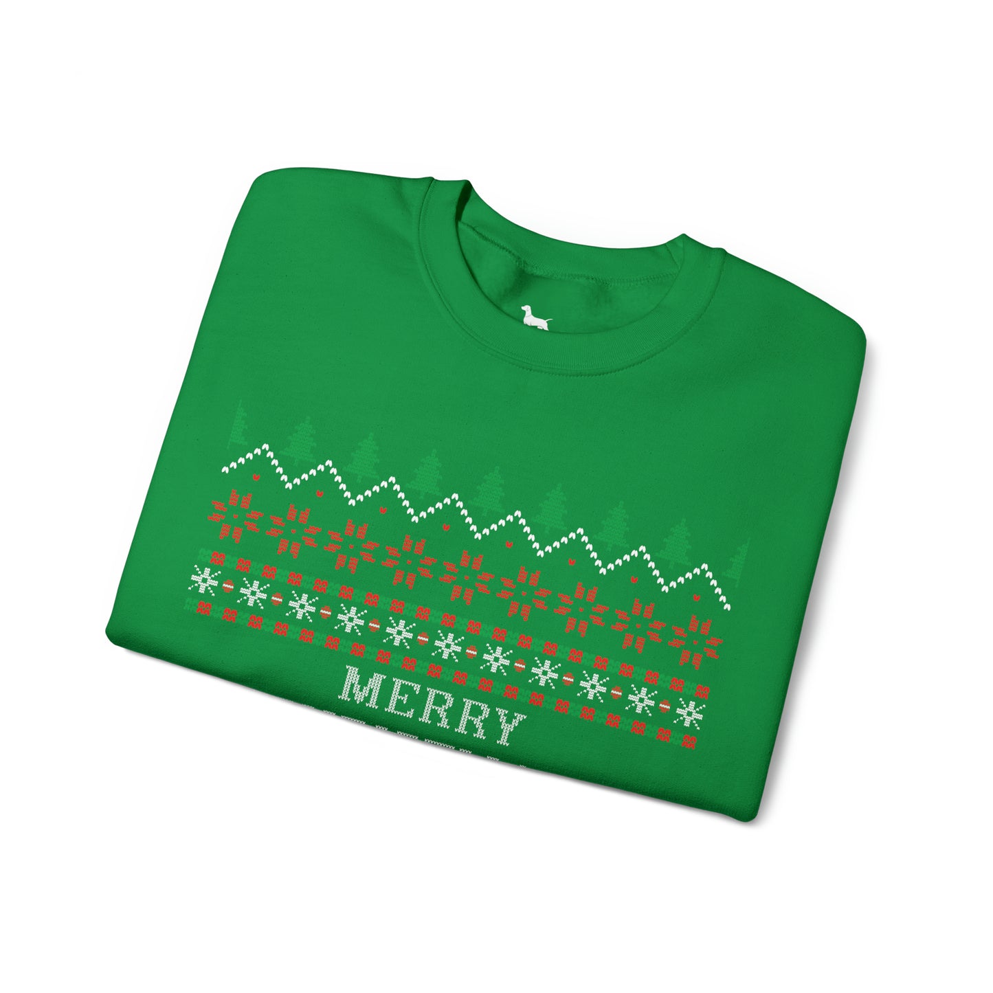 Merry Christmas Ugly Sweater Heavy Blend™ Crewneck Sweatshirt