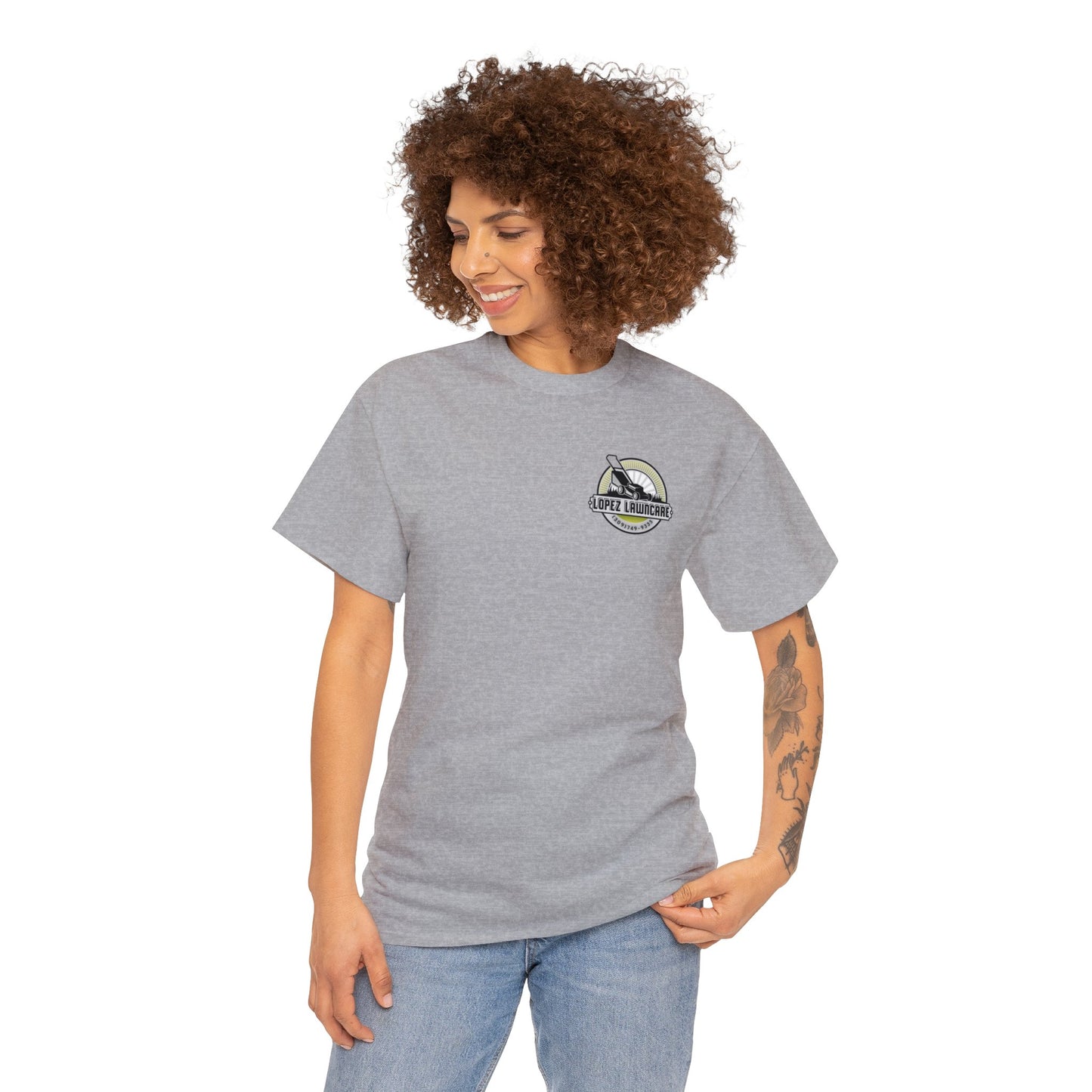 Lopez Lawncare Heavy Cotton Tee