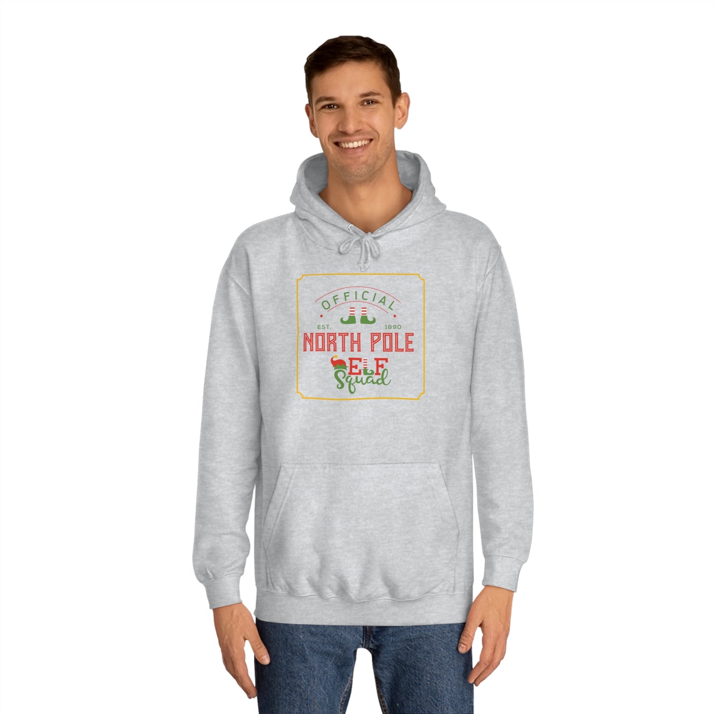 North Pole Elf Squad College Hoodie