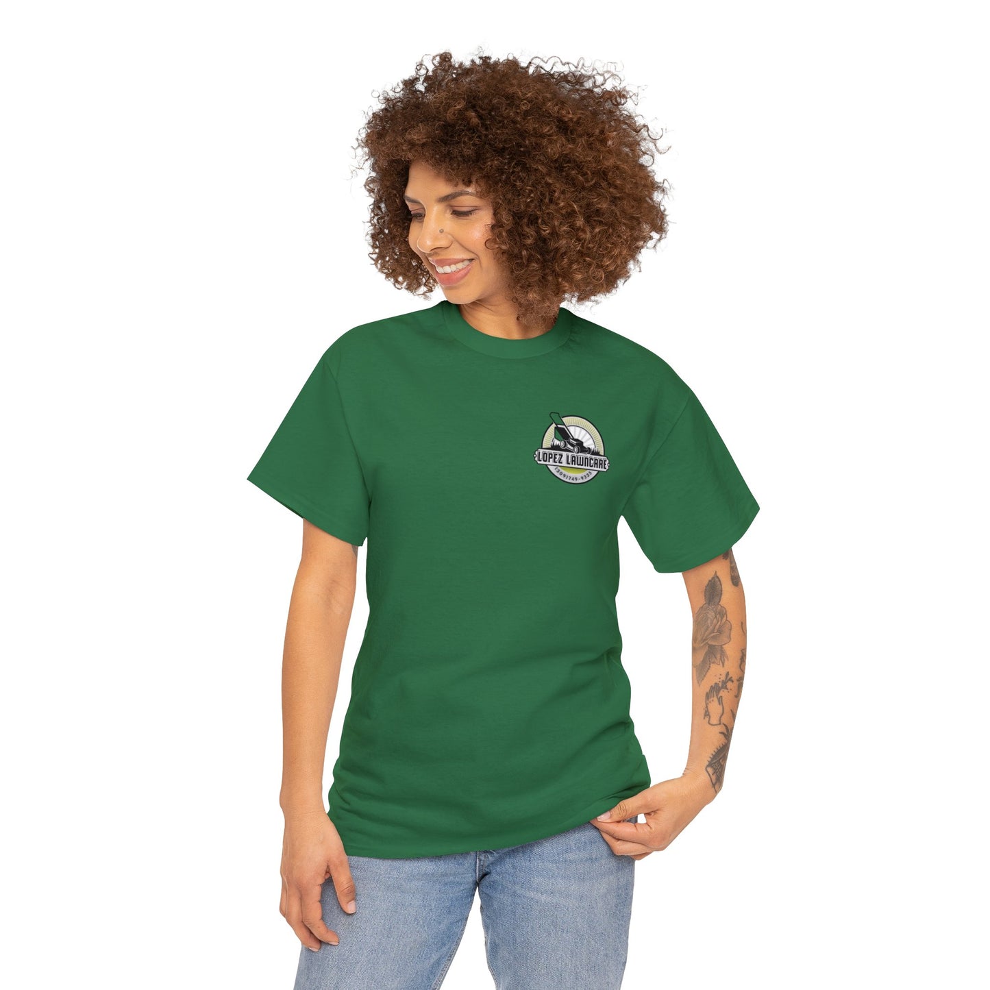 Lopez Lawncare Heavy Cotton Tee