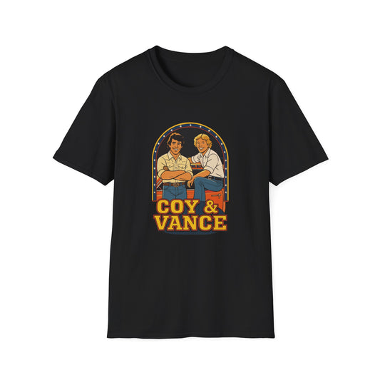 Retro Coy and Vance Unisex Softstyle T-Shirt