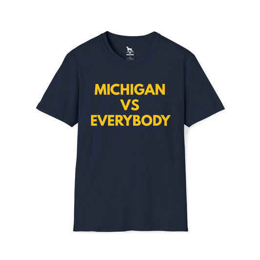 Michigan vs Everybody Softstyle T-Shirt