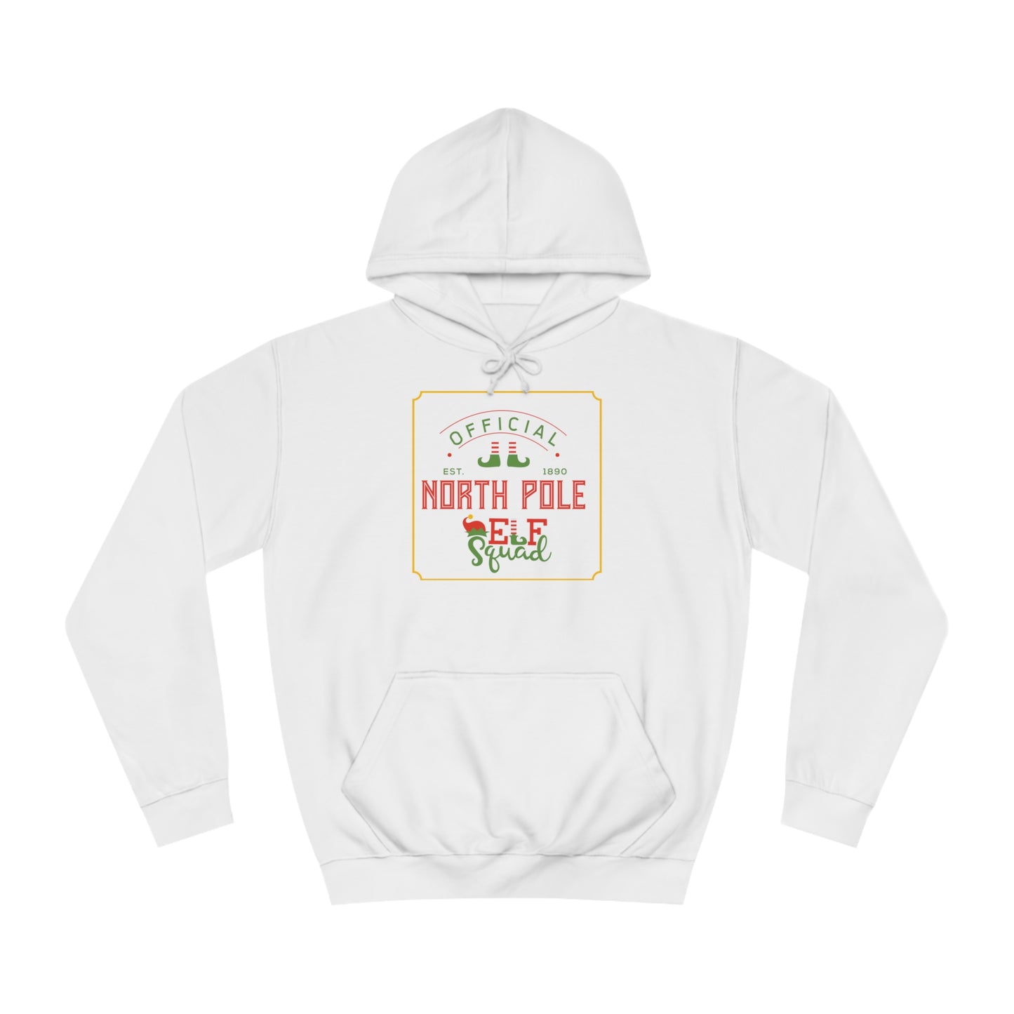 North Pole Elf Squad College Hoodie