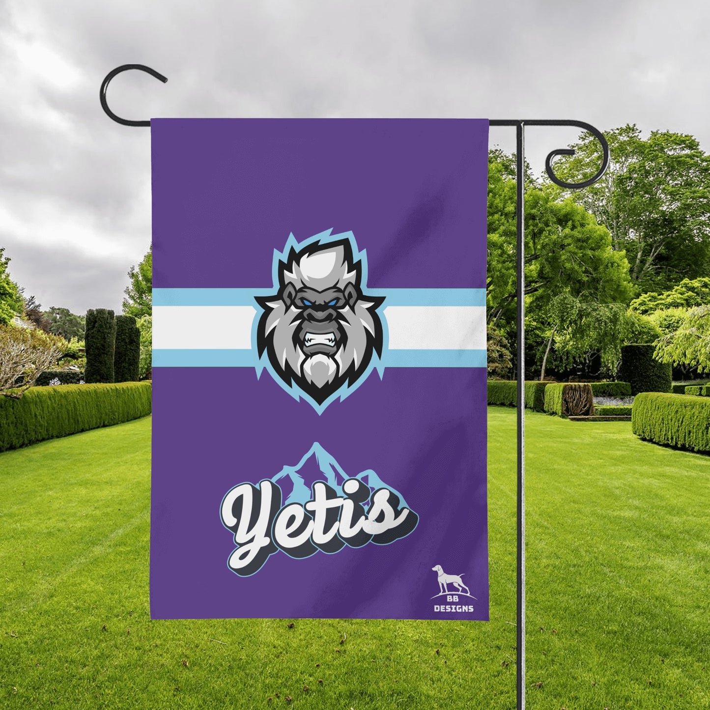 Yetis Garden Flag Banner