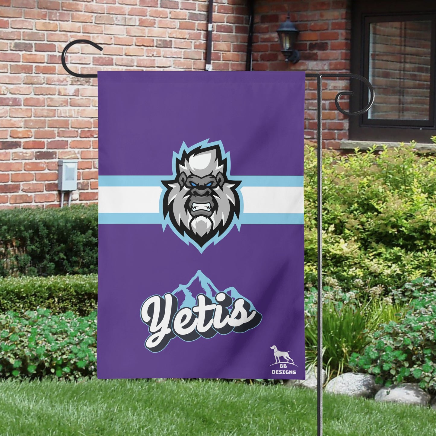 Yetis Garden Flag Banner