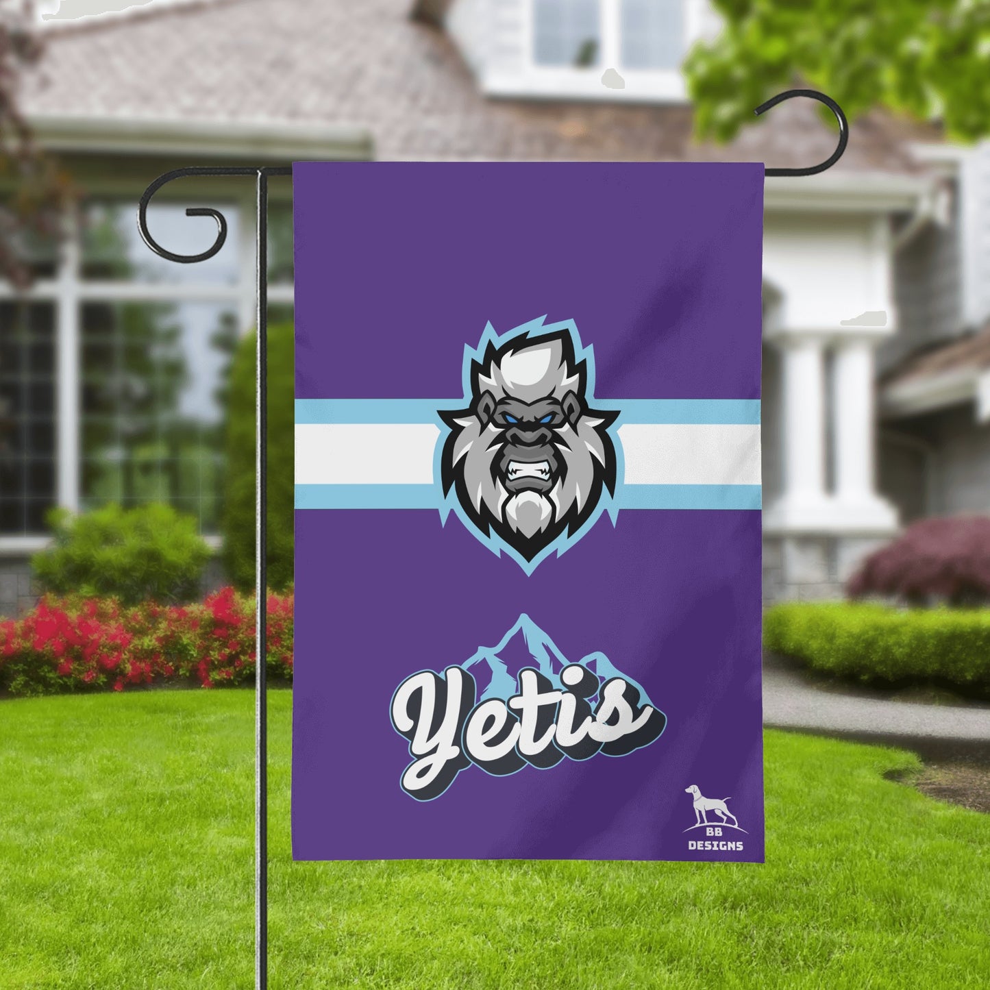 Yetis Garden Flag Banner