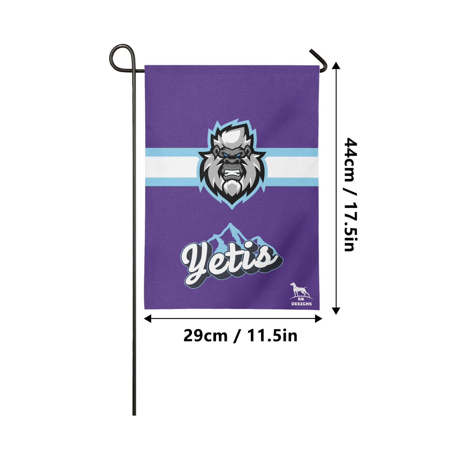 Yetis Garden Flag Banner