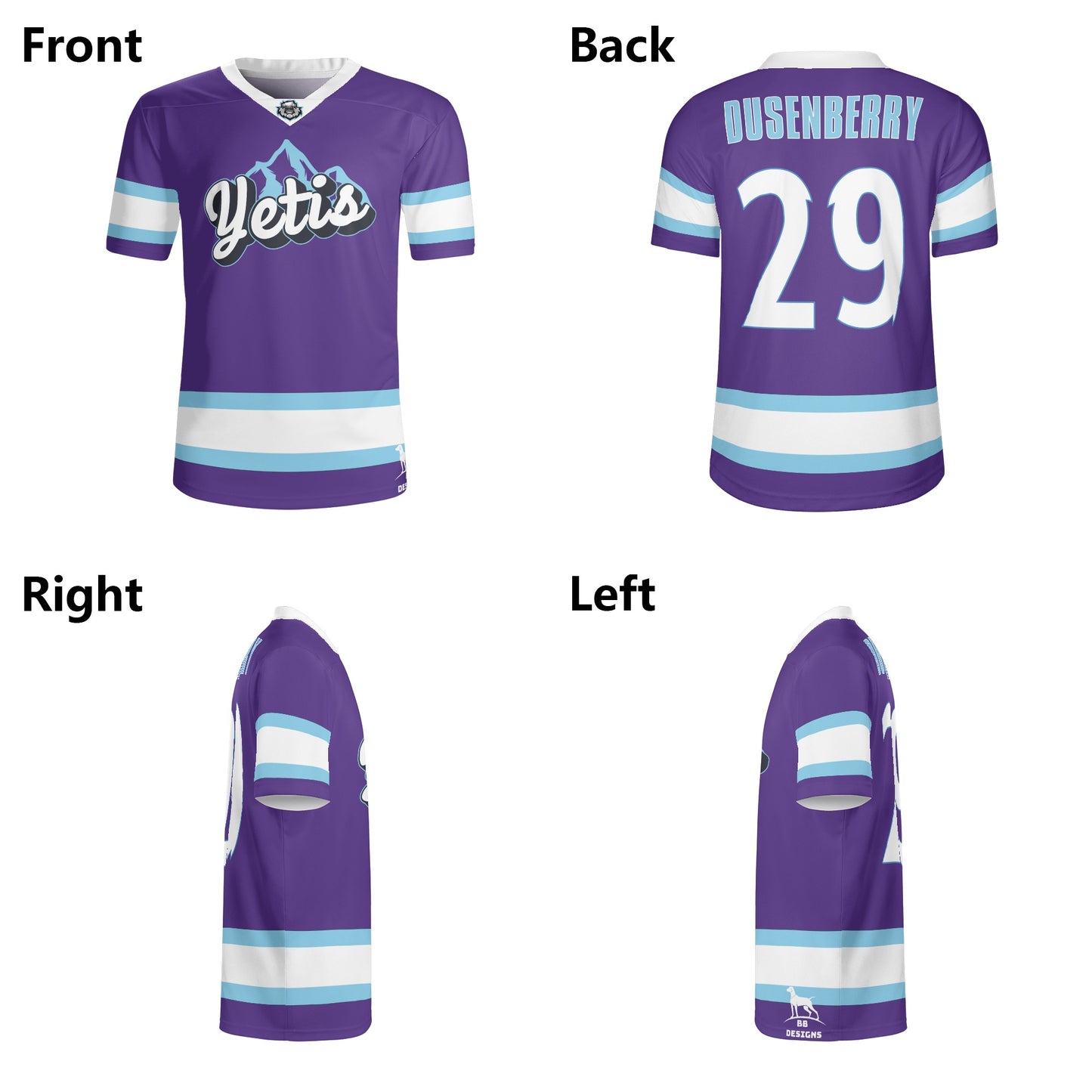 D4 Yetis Jersey - Dusenberry 29